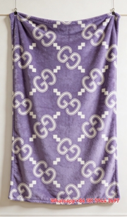 Purple Blue GG Monogram Flannel Fleece Blanket – Wall Hanging Decor Gucci throw blankets IMG_2569